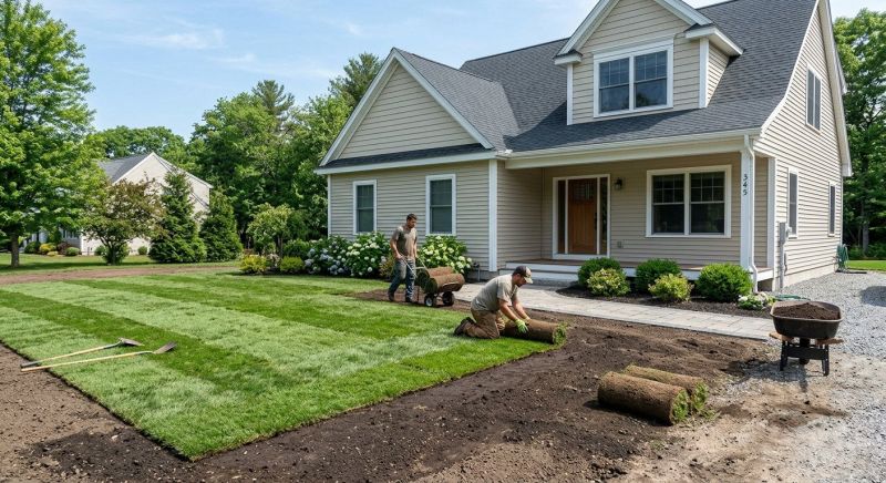 Bermuda Grass Installation in Aiken, SC