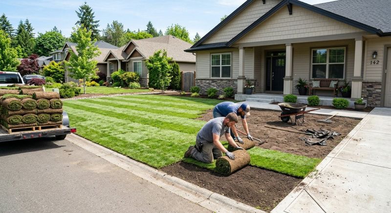 Yard Sodding in Rockwall, TX