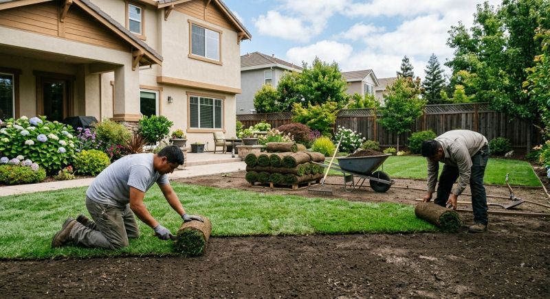 Yard Sodding in Rockwall, TX